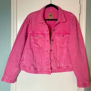 Gap × Barbie™ Adult Puff Sleeve Icon Denim Jacket